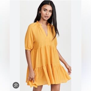 BB Dakota yellow mini dress
